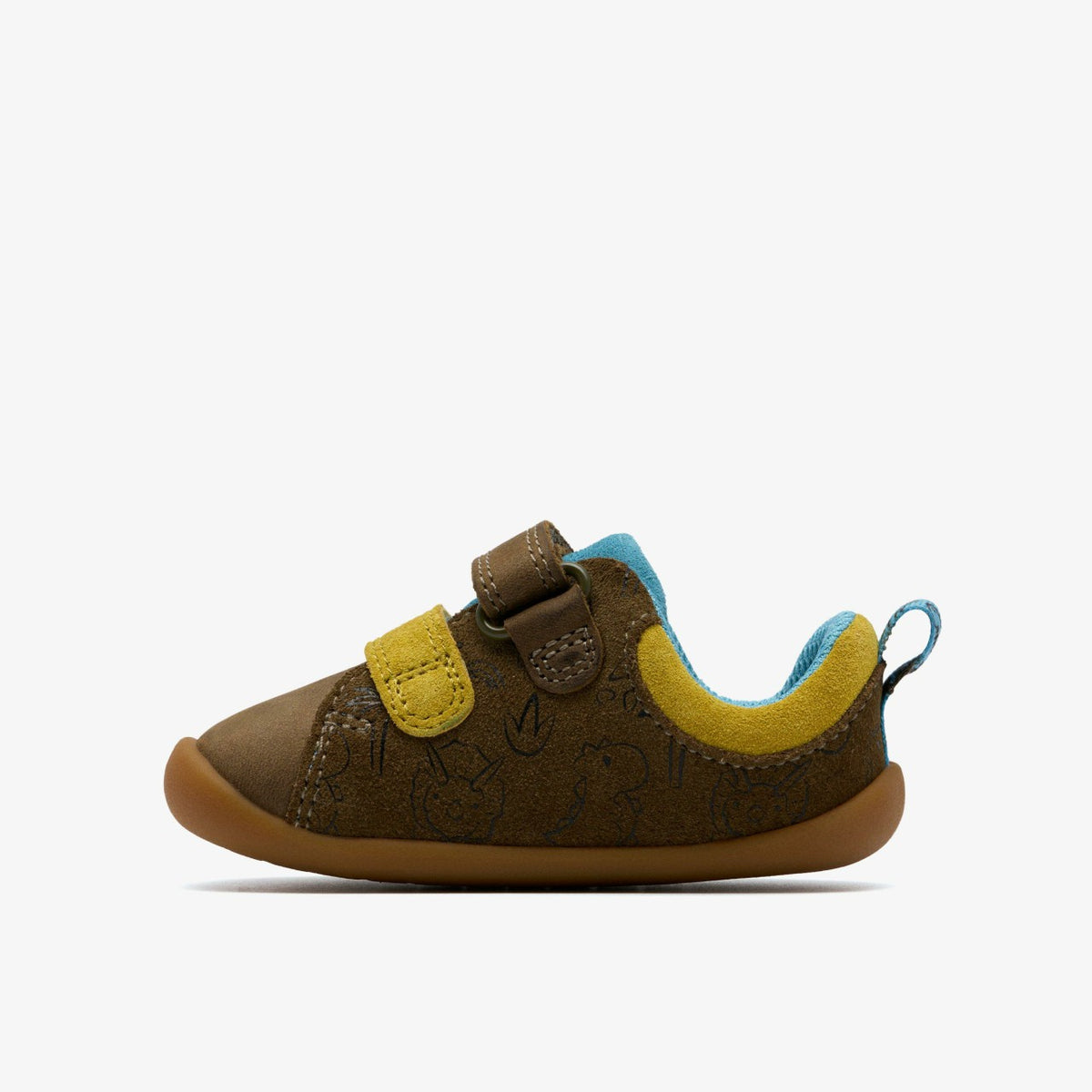 Roamer Roar Toddler Dark Olive - Clarks Kids