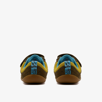 Roamer Roar Toddler Dark Olive - Clarks Kids