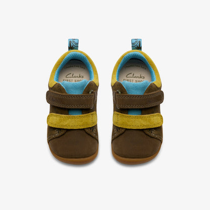 Roamer Roar Toddler Dark Olive - Clarks Kids