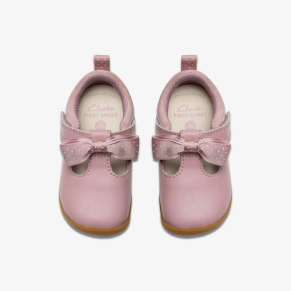 Roamer Trim Toddler Dusty Pink - Clarks Kids