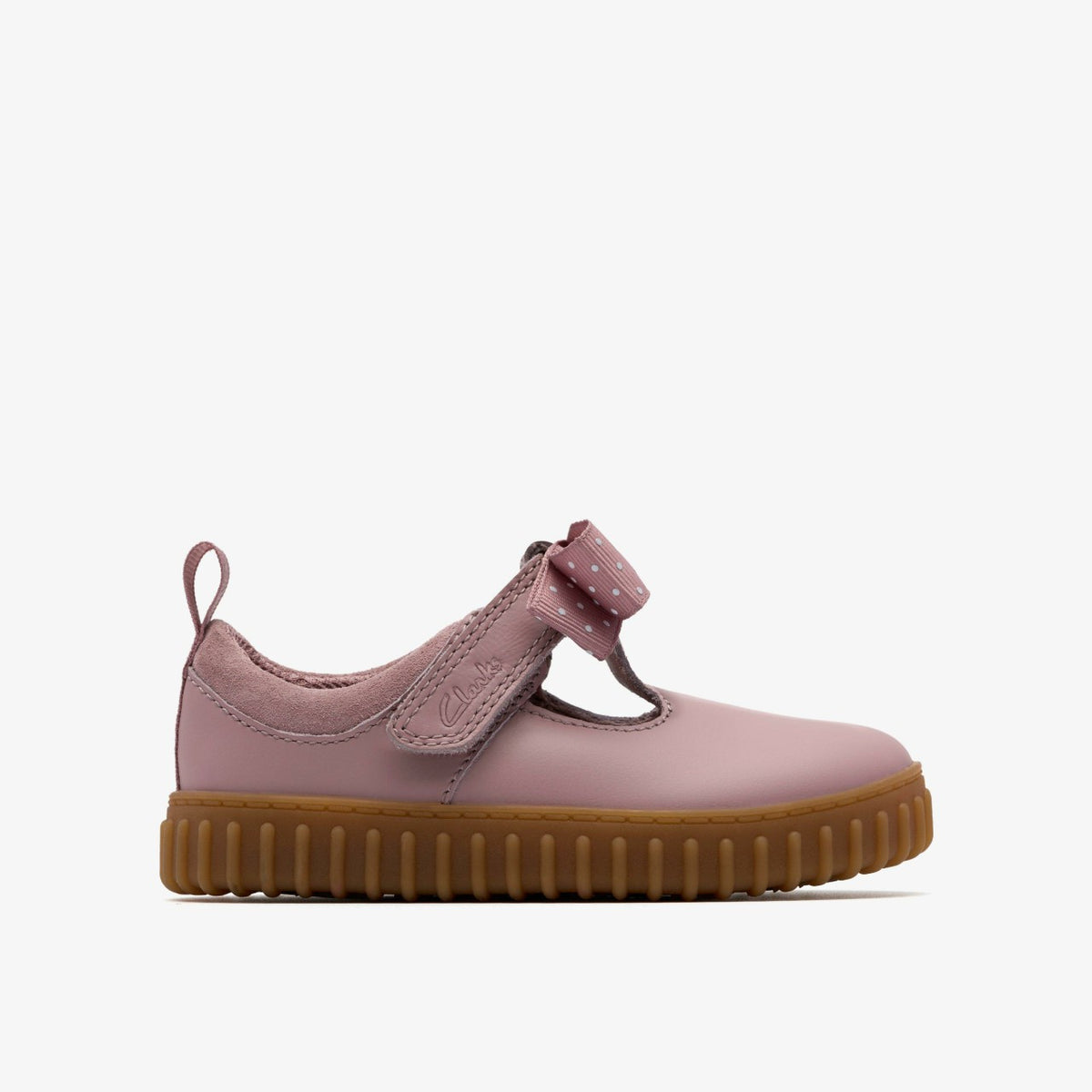 Cove Bow Toddler Dusty Pink - Clarks Kids