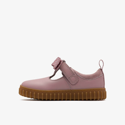 Cove Bow Toddler Dusty Pink - Clarks Kids