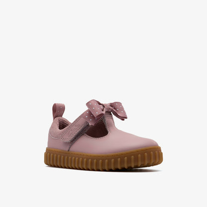 Cove Bow Toddler Dusty Pink - Clarks Kids