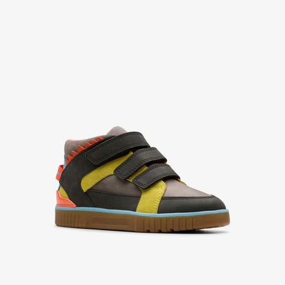 Oslo Play Kid Grey Combination - Clarks Kids