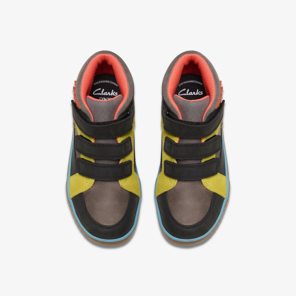 Oslo Play Kid Grey Combination - Clarks Kids