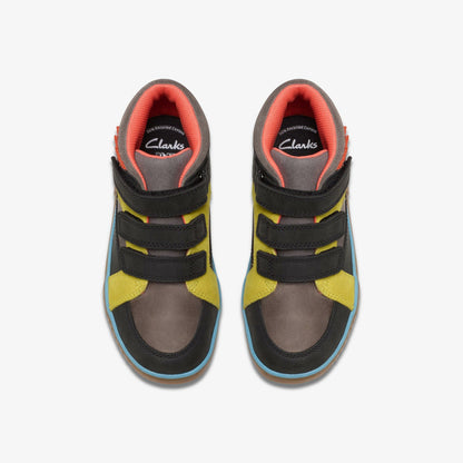 Oslo Play Kid Grey Combination - Clarks Kids