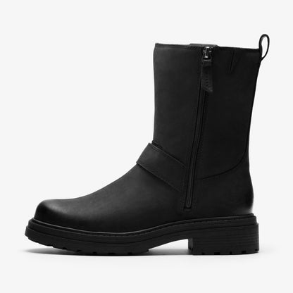 Orinoco 3 Bay Black Leather - Clarks Women