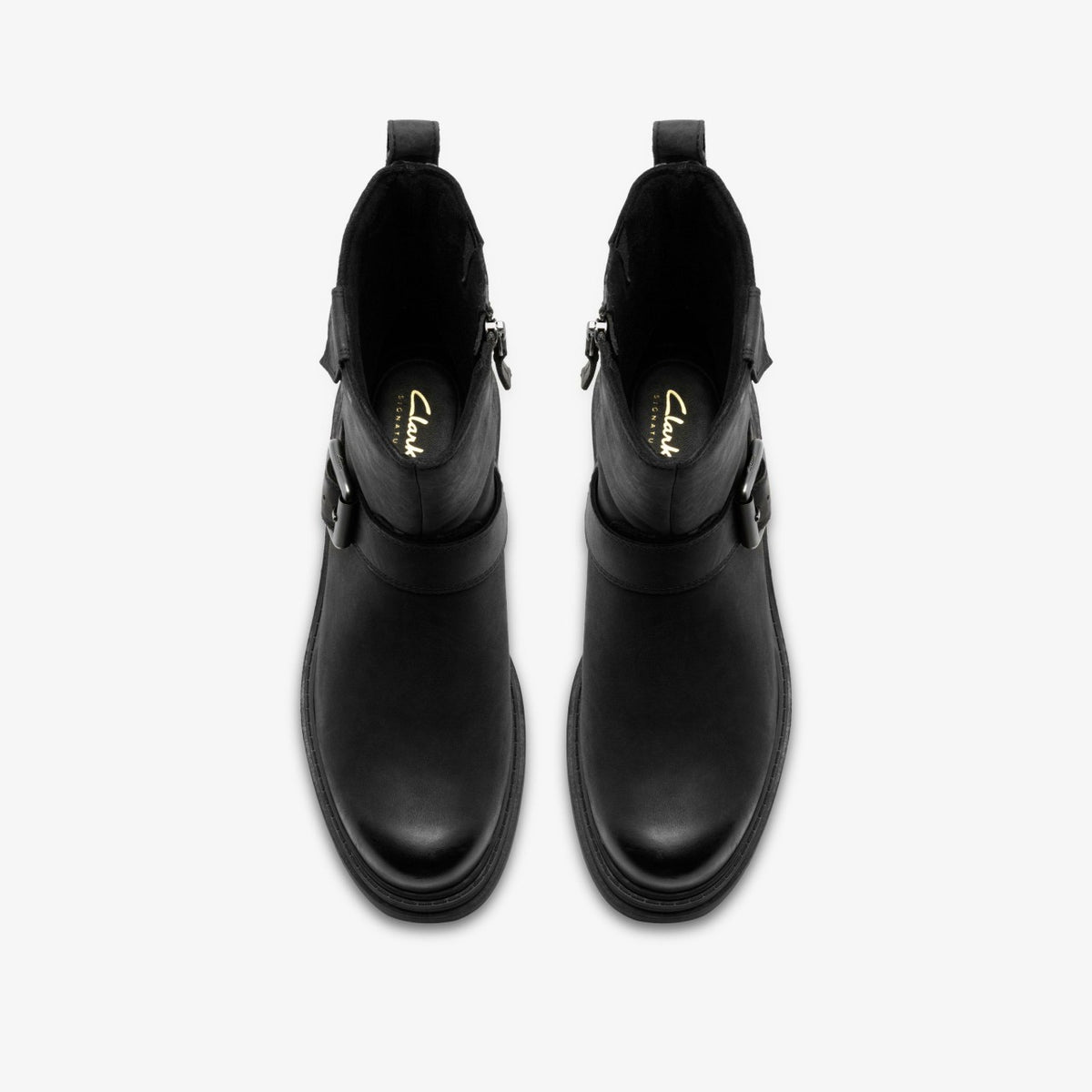 Orinoco 3 Bay Black Leather - Clarks Women