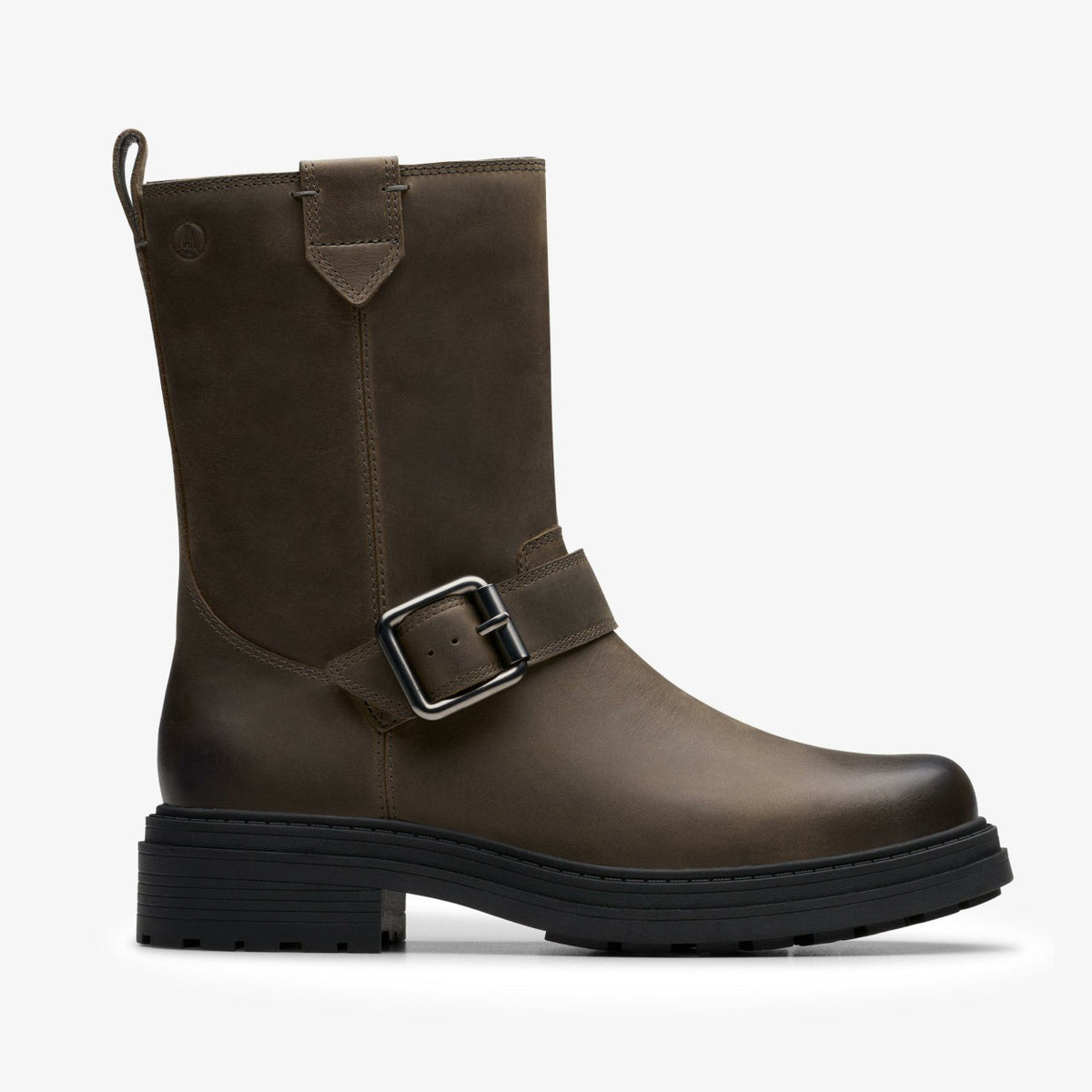 Orinoco 3 Bay Dark Grey Leather - Clarks Women