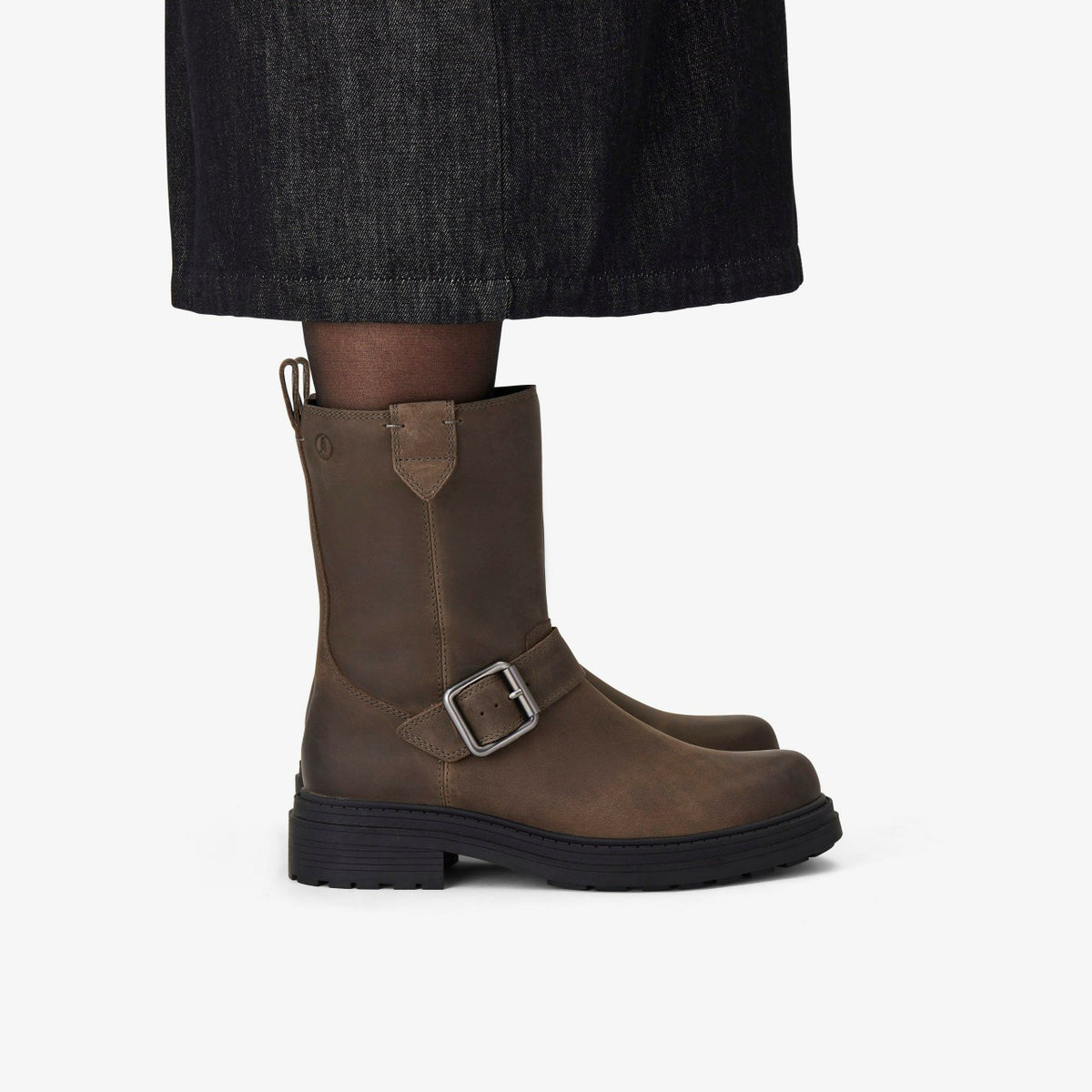 Orinoco 3 Bay Dark Grey Leather - Clarks Women