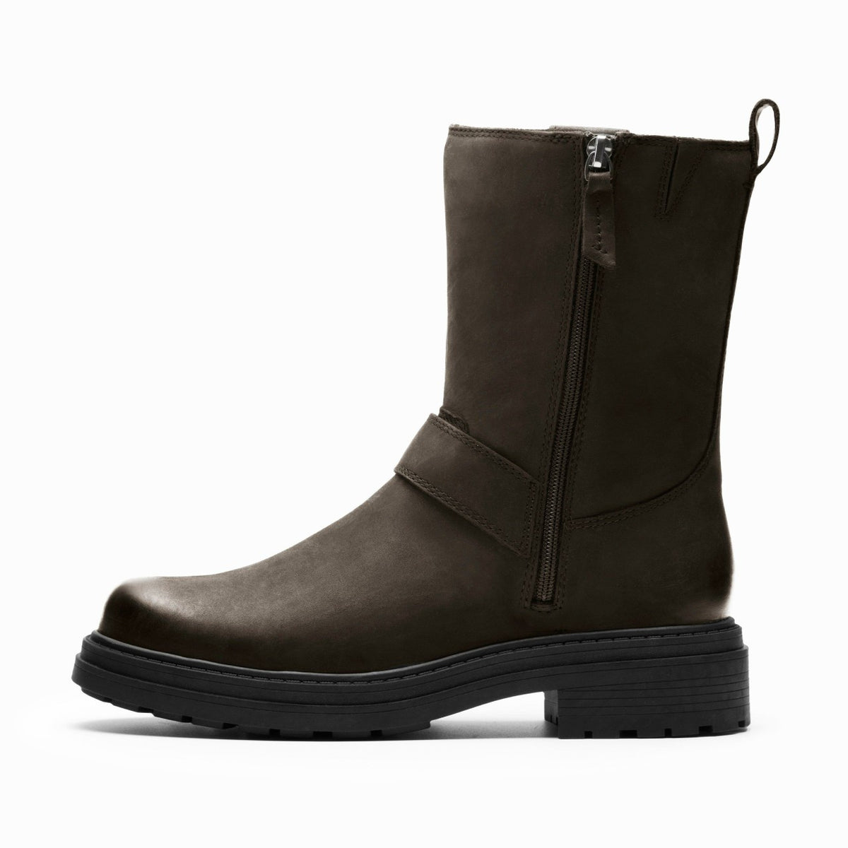 Orinoco 3 Bay Dark Grey Leather - Clarks Women