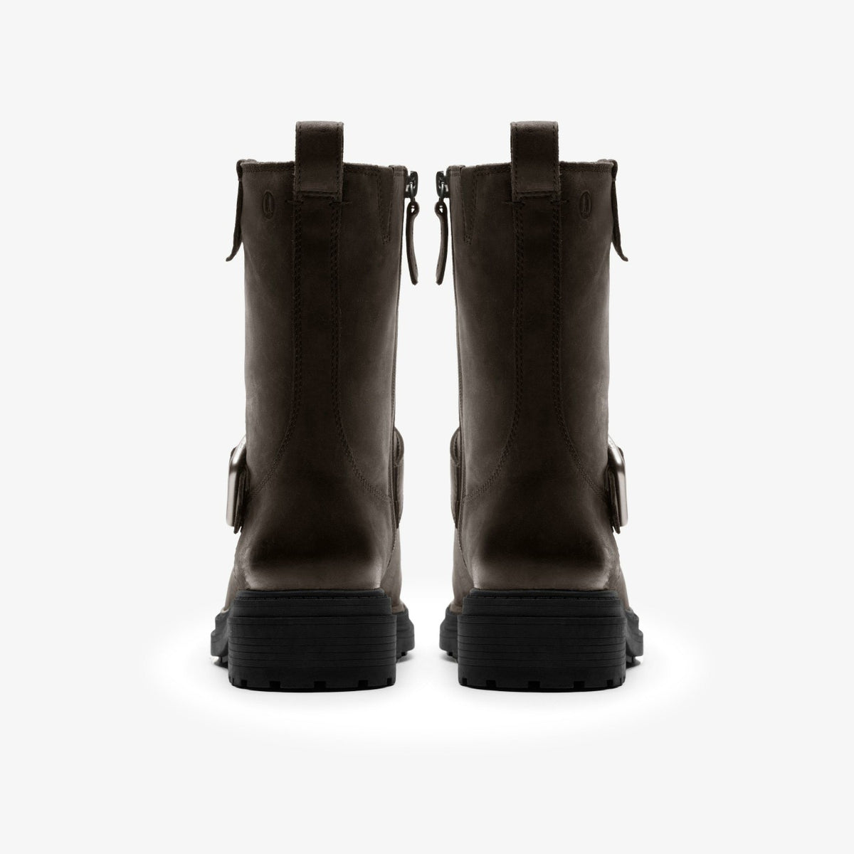 Orinoco 3 Bay Dark Grey Leather - Clarks Women