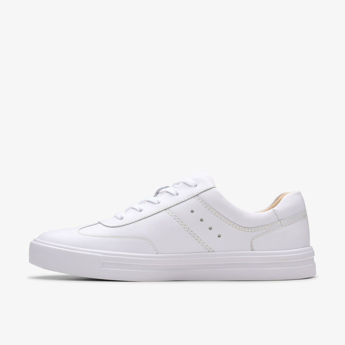 Makea Court White Leather - Clarks Women