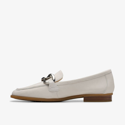 Sarafyna Iris Off White Leather - Clarks Women
