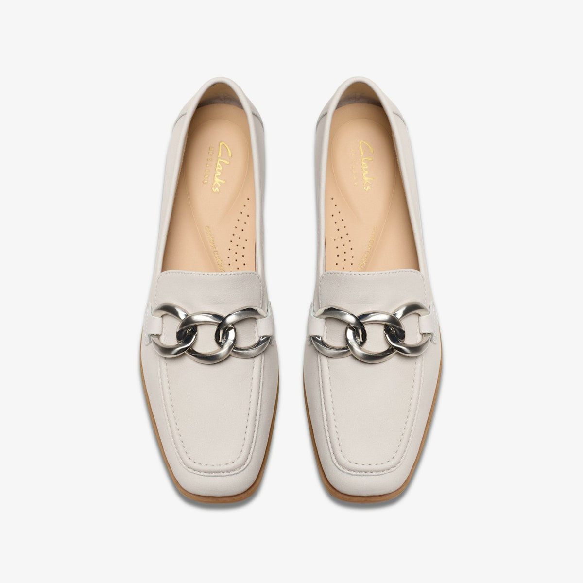 Sarafyna Iris Off White Leather - Clarks Women