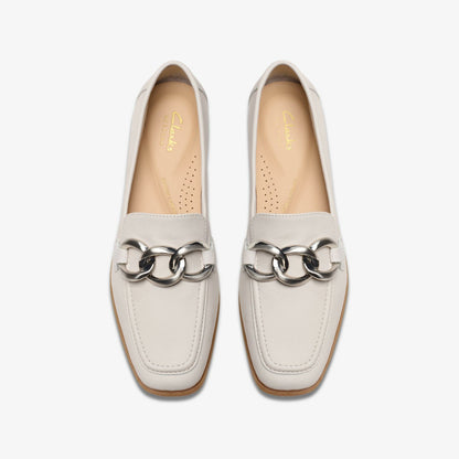 Sarafyna Iris Off White Leather - Clarks Women