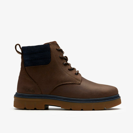 Lorcam Trail Older Dark Brown - Clarks Kids