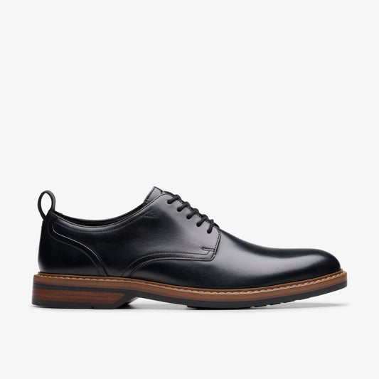 Aldwin Lace Black Leather - Clarks Men