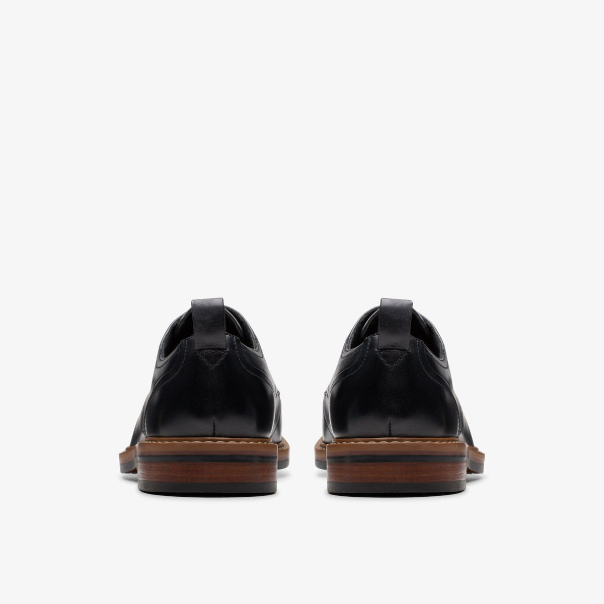 Aldwin Lace Black Leather - Clarks Men