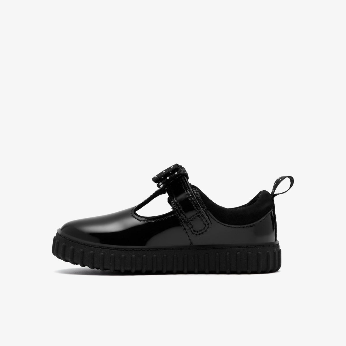 Cove Bow Toddler Black Patent - Clarks Kids