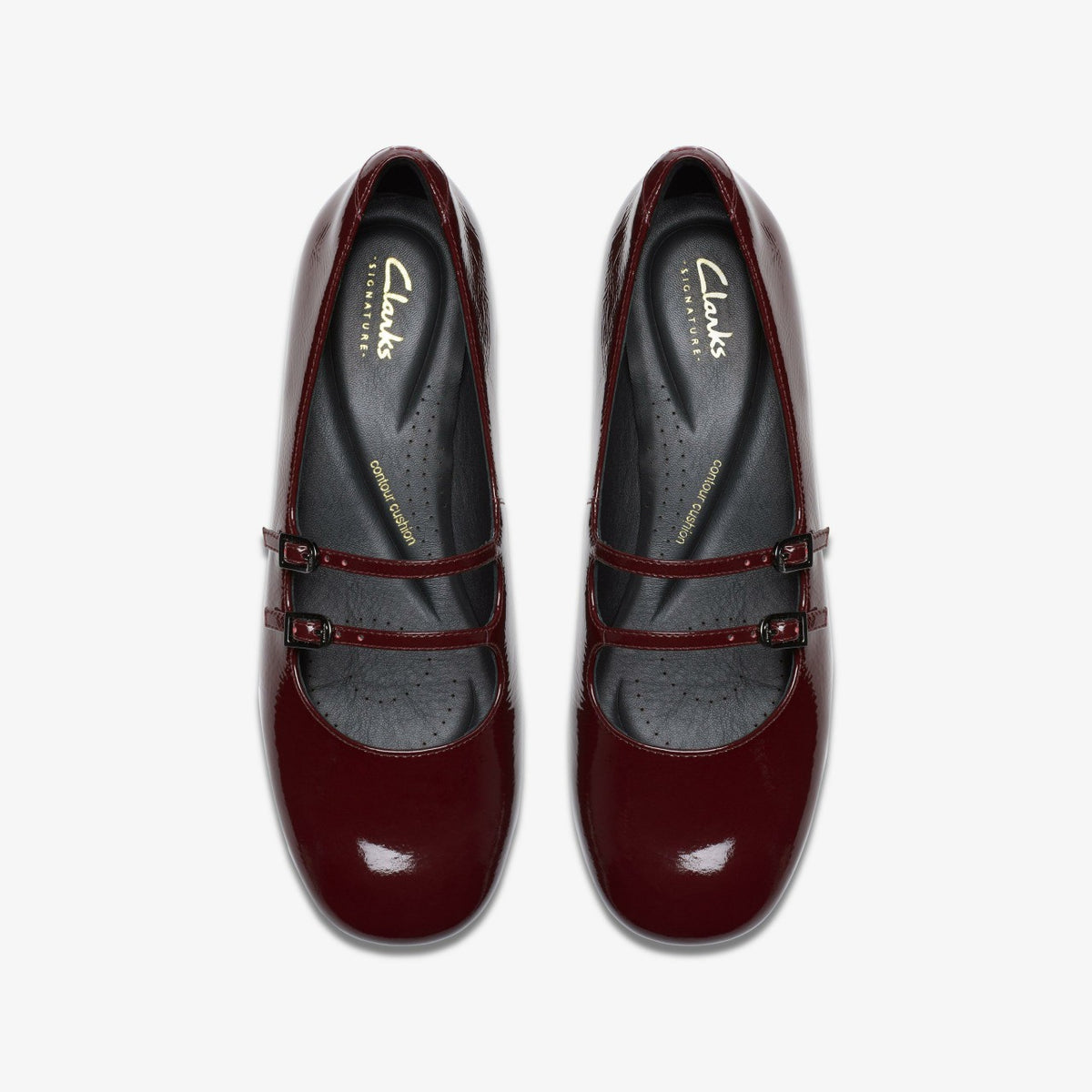 Daiss 30 Shine Burgundy Patent - Clarks Women