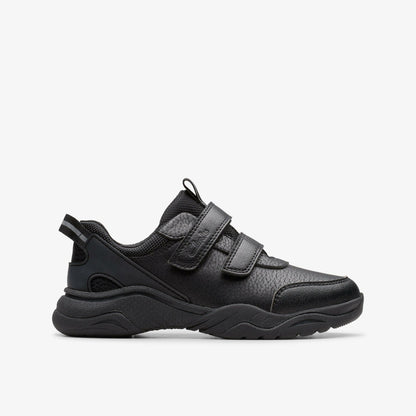 Feather Shine Kid Black - Clarks Kids