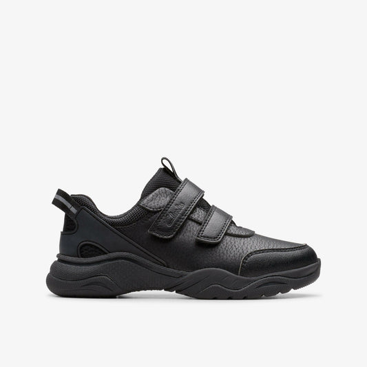 Feather Shine Kid Black - Clarks Kids