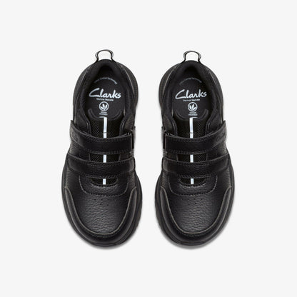 Feather Shine Kid Black - Clarks Kids