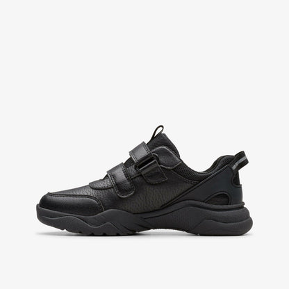 Feather Shine Kid Black - Clarks Kids
