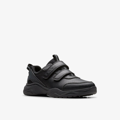 Feather Shine Kid Black - Clarks Kids