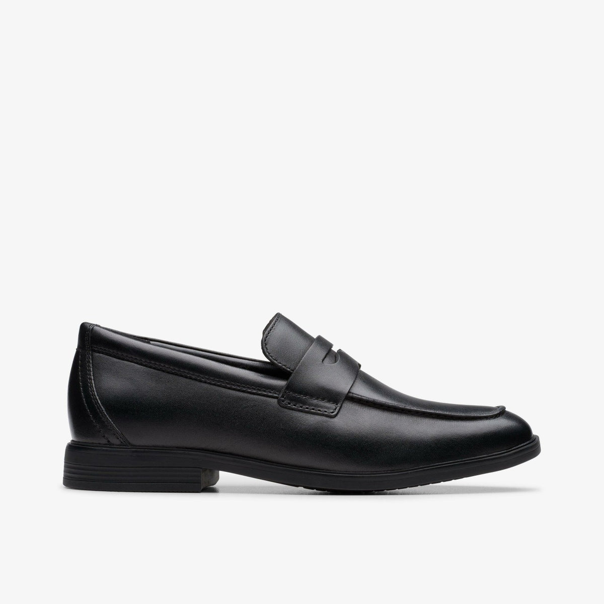 Jonwin Craft Youth Black Leather - Clarks Kids