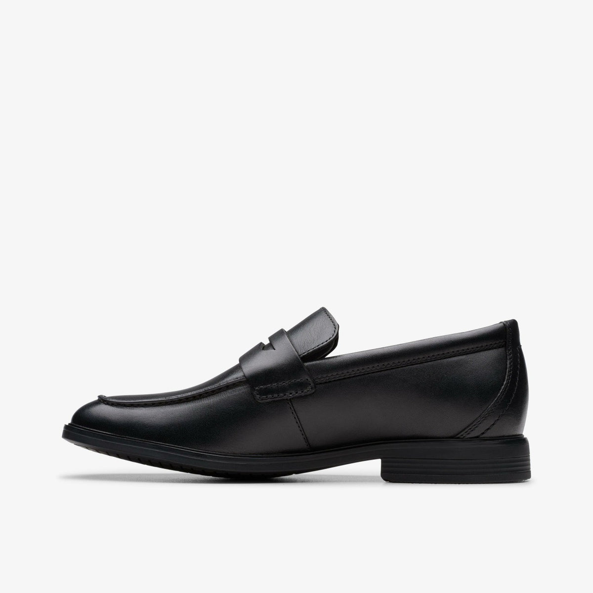 Jonwin Craft Youth Black Leather - Clarks Kids