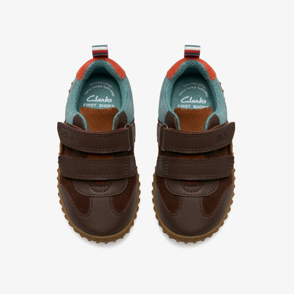 Cove Den Toddler Chestnut - Clarks Kids|Babies