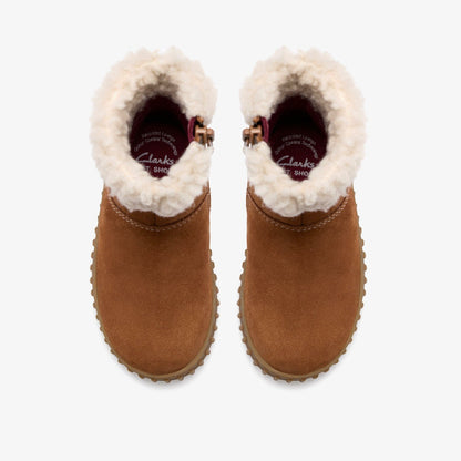 Cove Warm Toddler Tan - Clarks Kids