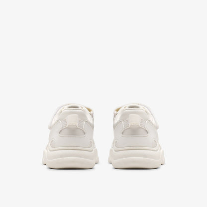 Feather Pace Kid White - Clarks Kids