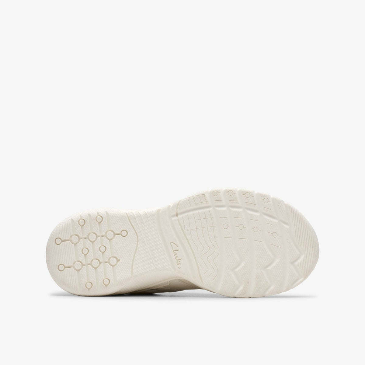 Feather Pace Older White - Clarks Kids