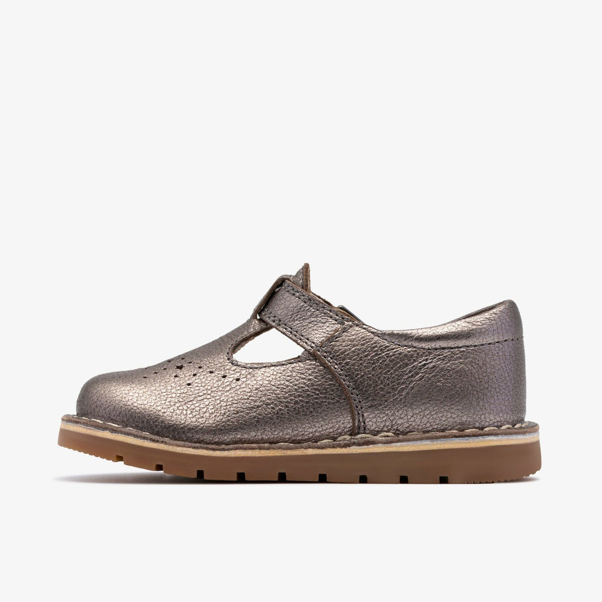 Joyful Skip Toddler Pewter - Clarks Kids