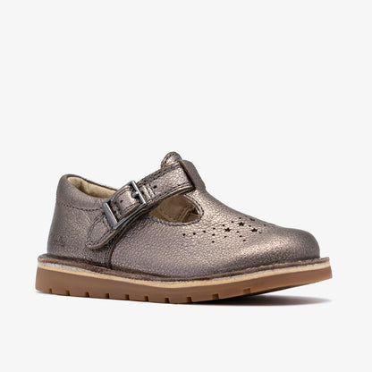 Joyful Skip Toddler Pewter - Clarks Kids