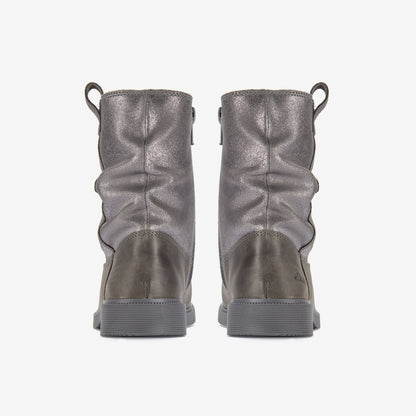 Oaklyn Top Kid Pewter Suede - Clarks Kids