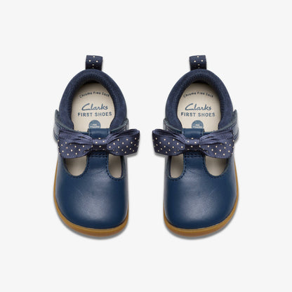 Roamer Trim Toddler Navy - Clarks Kids