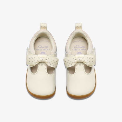 Roamer Trim Toddler Off White - Clarks Kids