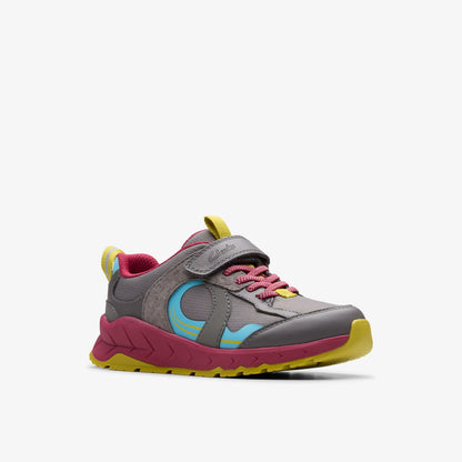 Selva Hero Kid Dark Grey Combination - Clarks Kids