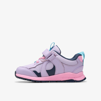 Selva Hero Toddler Lilac Combination - Clarks Kids