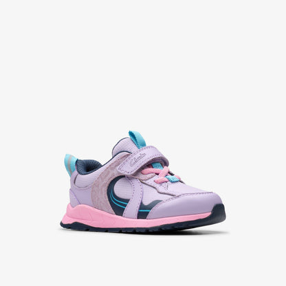 Selva Hero Toddler Lilac Combination - Clarks Kids