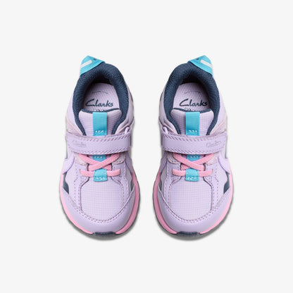 Selva Hero Toddler Lilac Combination - Clarks Kids