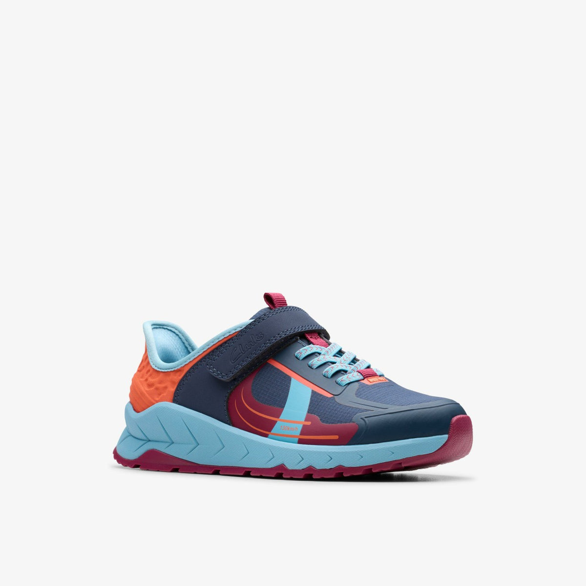 Selva Lane Kid Navy Combination - Clarks Kids