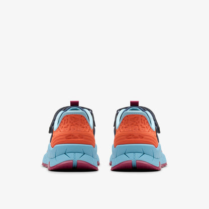 Selva Lane Kid Navy Combination - Clarks Kids