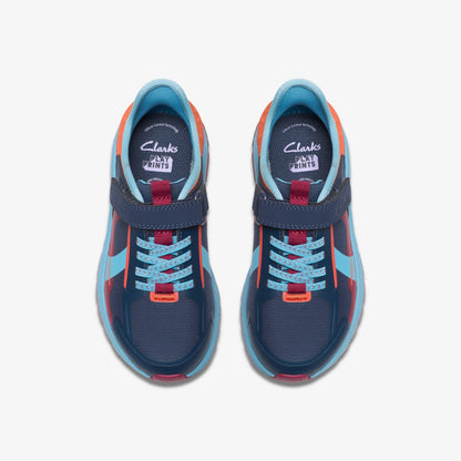 Selva Lane Kid Navy Combination - Clarks Kids