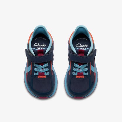 Selva Lane Toddler Navy Combination - Clarks Kids