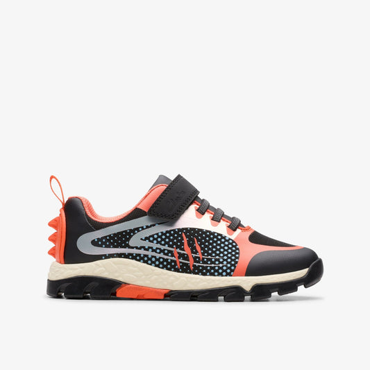 Steggy 2 Fly Kid Black/Orange - Clarks Kids